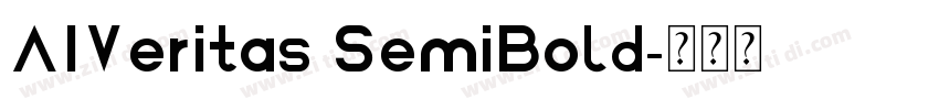 AIVeritas SemiBold字体转换